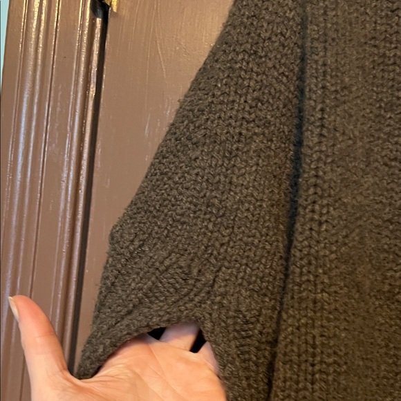 Gucci Brown Turtleneck Sweater Poncho - Picture 7 of 8